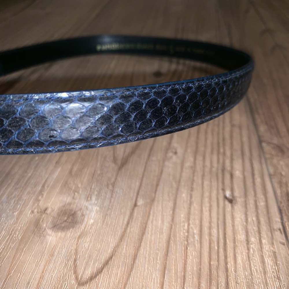 Vintage Snake Skin Belt 29” - Picture 6 of 7